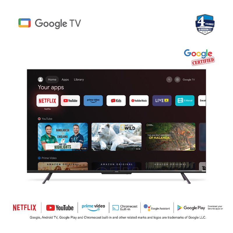 Vision 55" OLED TV Google Android 4K P7S Pico Pixel
