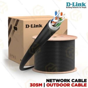 D-Link Cat-6 Outdoor Network Cable Black Price / Meter
