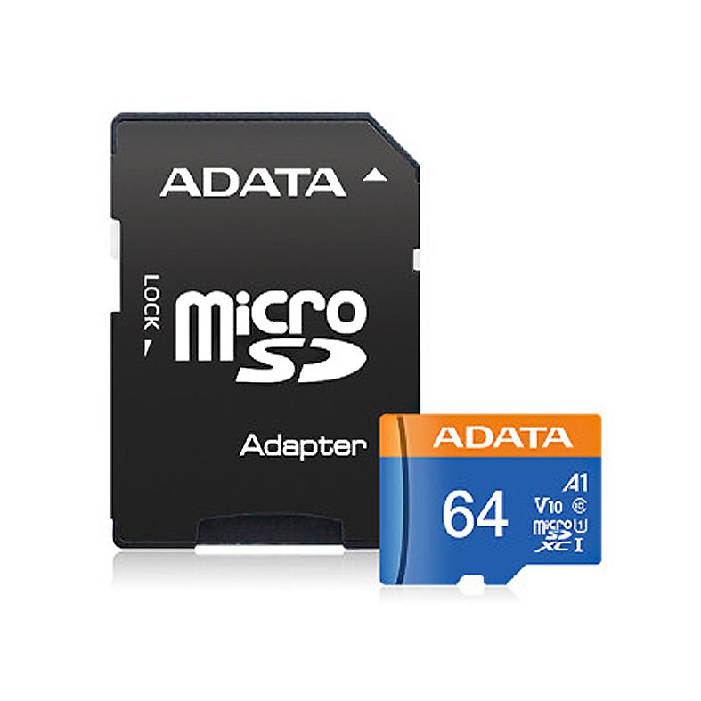 ADATS 64GB Class 10 microSD Memory Card