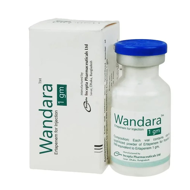 Wandara Injection (Ertapenem 1 gm/vial)