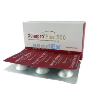 Xenapro Plus Tablet 500mg+20mg (Naproxen Sodium+Esomeprazole Magnesium500mg+20mg)