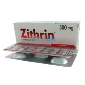 Zithrin Tablet 500 mg Azithromycin Dihydrate