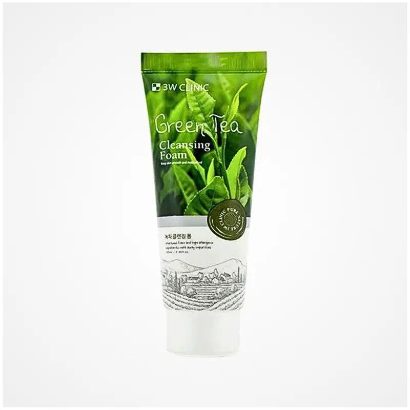 3w Clinic Green Tea Cleansing Foam 100ml
