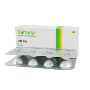 Karvela 800mg Tablet (Sevelamer Carbonate 800mg)