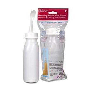 Pigeon Weaning Bottle With Spoon 240ml (D329)