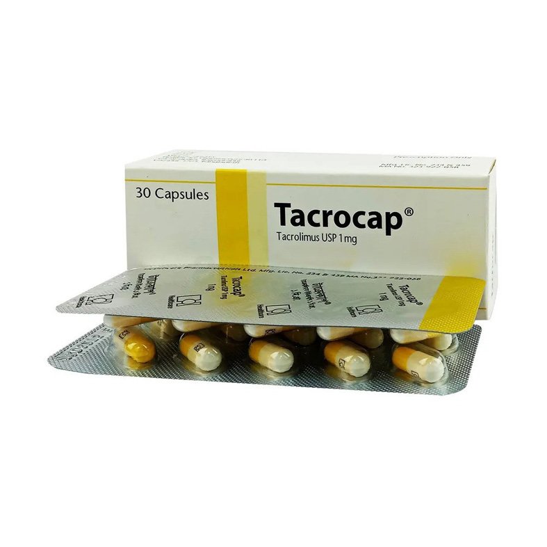 Tacrocap Capsule 1 mg (Tacrolimus Monohydrate, Oral)
