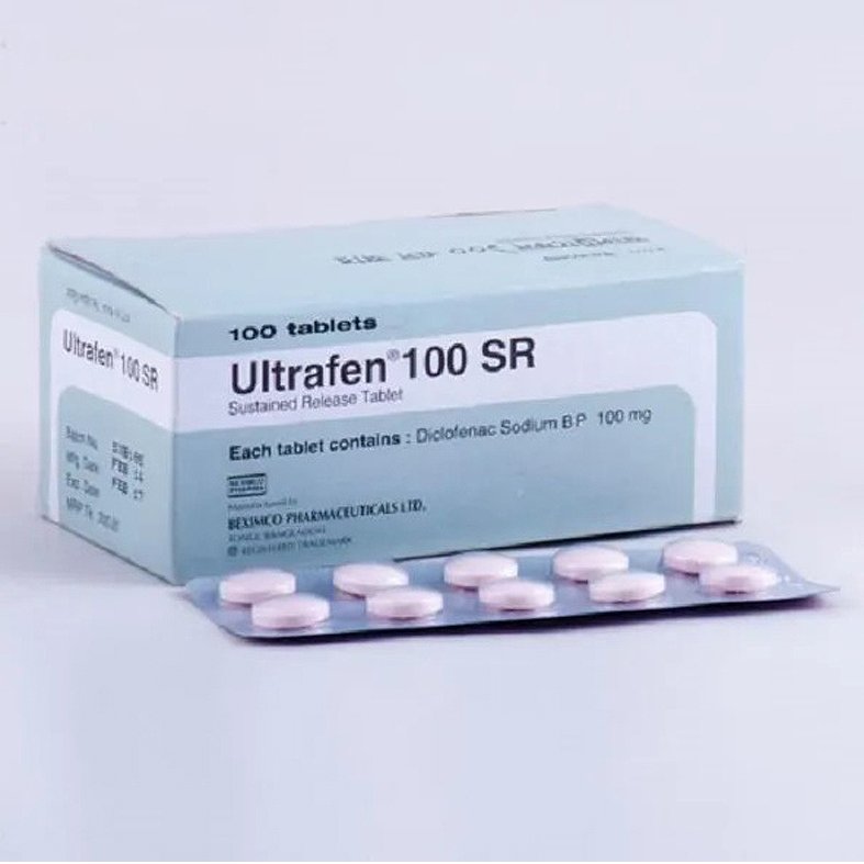 Ultrafen SR 100mg (Diclofenac Sodium)
