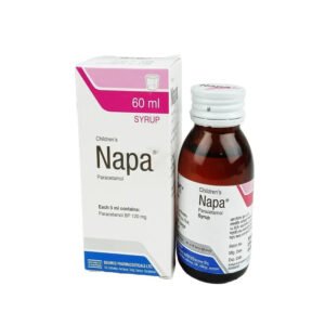 Napa Syrup 60ml (Paracetamol 120 mg/5 ml Suspension)