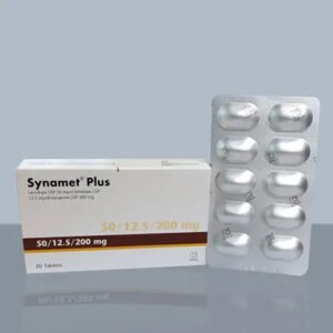 Synamet Plus Tablet 50 mg+12.5 mg+200 mg (Levodopa + Carbidopa + Entacapone)