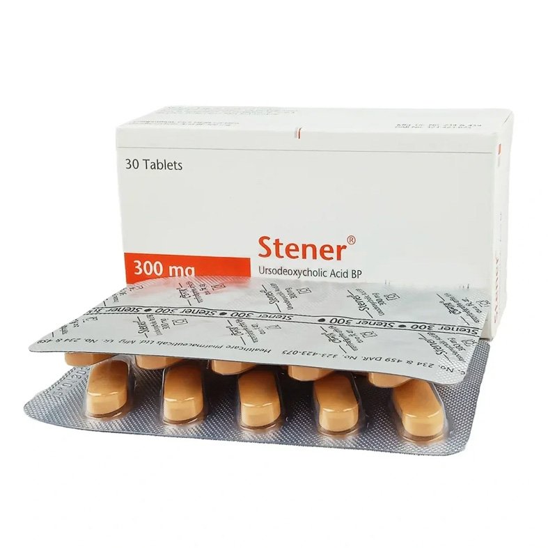 Stener Tablet 300 mg (Ursodeoxycholic Acid)