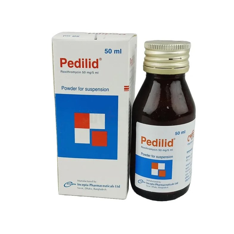 Pedilid 50ml Suspension (Roxithromycin 50 mg/5 ml)