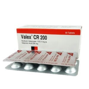Valex CR 200mg Tablet (Sodium Valproate 200 mg)
