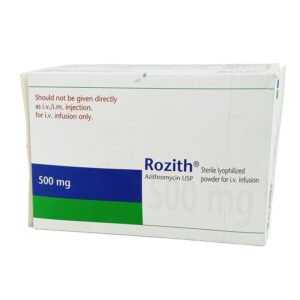 Rozith Injection 500 mg/vial (Azithromycin Dihydrate)