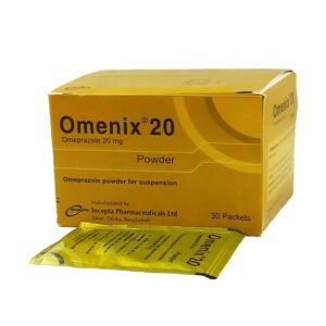 Omenix Powder (Omeprazole 20 mg/sachet)