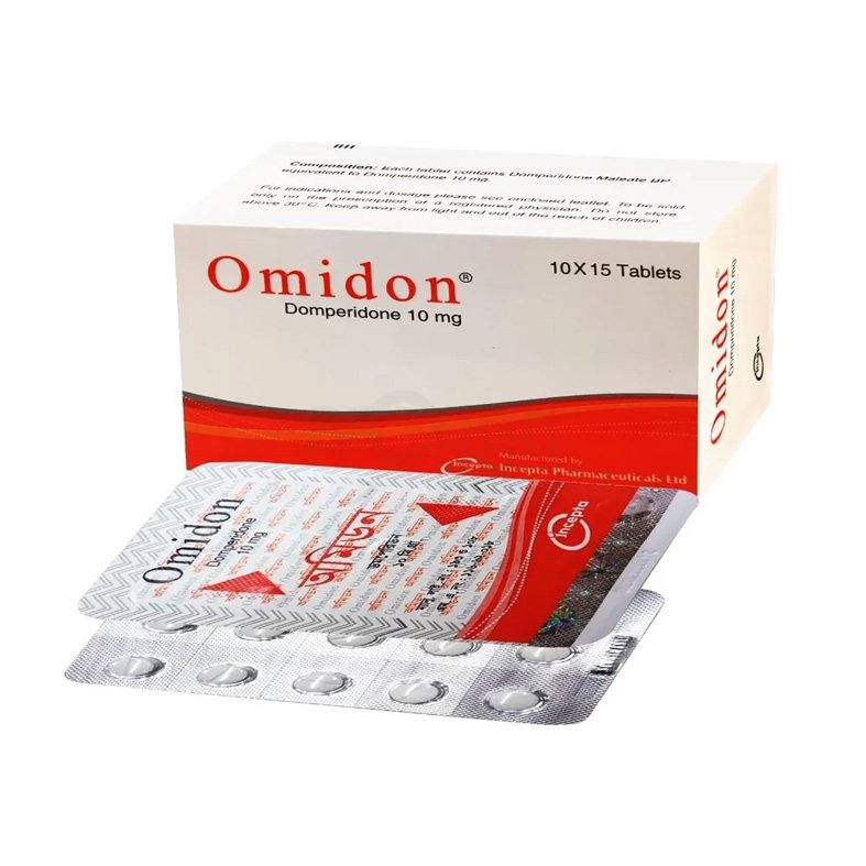 Omidon 10mg Tablet (Domperidone Maleate 10mg)
