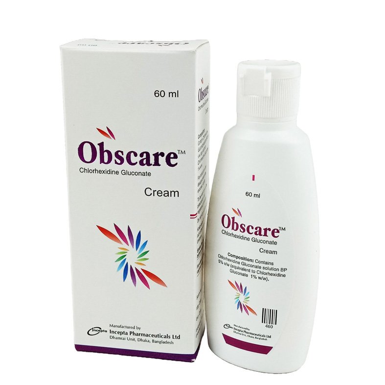 Obscare Cream 60ml (Chlorhexidine Gluconate 1% w/w)