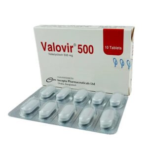 Valovir 500mg Tablet (Valacyclovir 500mg)