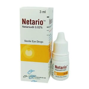 Netario 3ml Eye Drop (Netarsudil Dimesylate 0.02%)