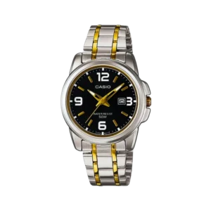 Casio Enticer Date Ladies Chain Watch - LTP-1314SG-1AVDF