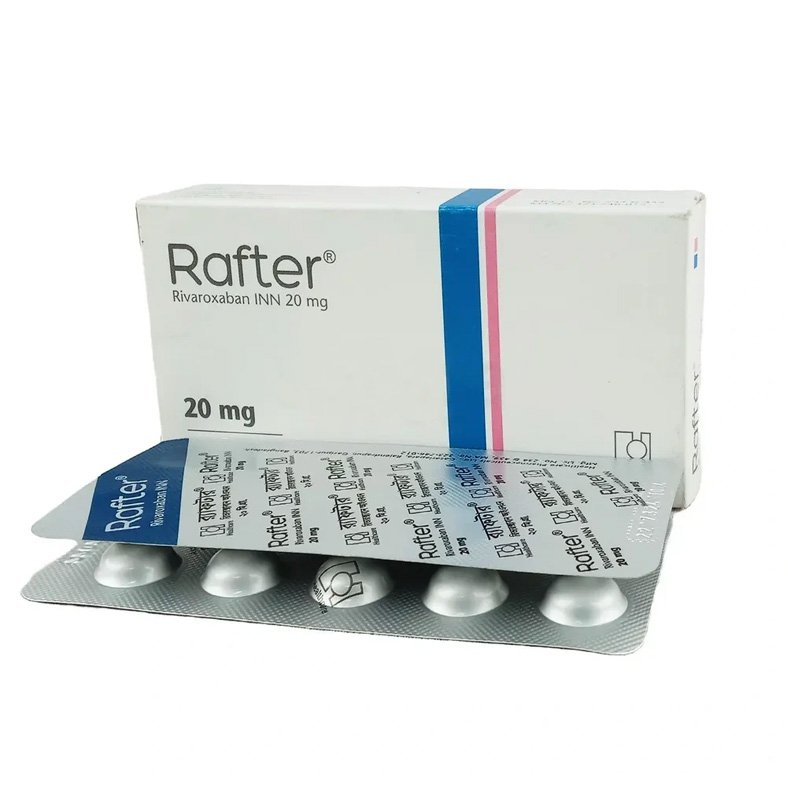 Rafter Tablet 20 mg (Rivaroxaban)