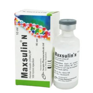 Maxsulin N Injection 100 IU/ml Insulin Human [rDNA]