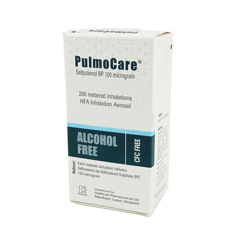 PulmoCare Inhaler 100 mcg/puff (Salbutamol)