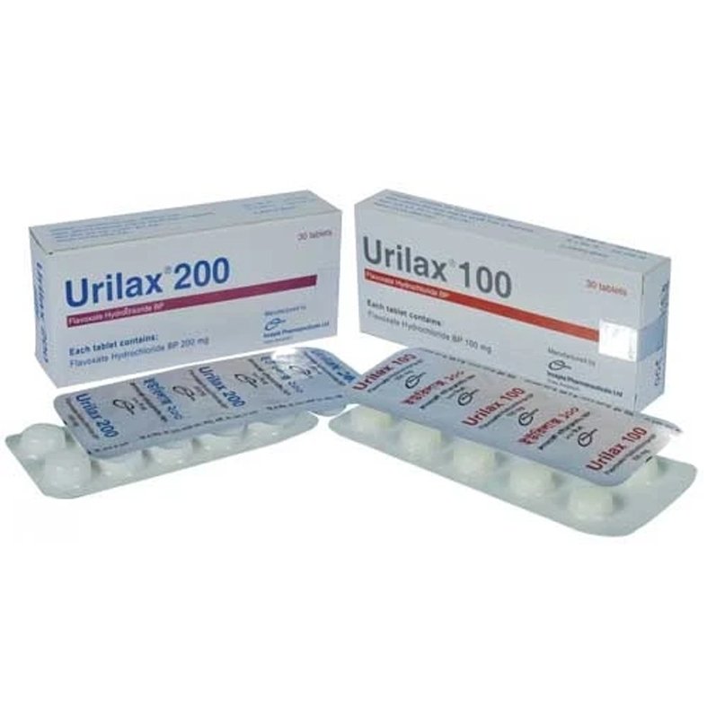 Urilax 100mg Tablet (Flavoxate Hydrochloride 100mg)
