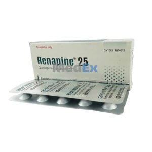 Renapine Tablet 25 mg (Quetiapine Fumarate 25mg)
