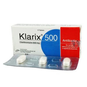 Klarix 500mg Tablet (Clarithromycin 500mg)