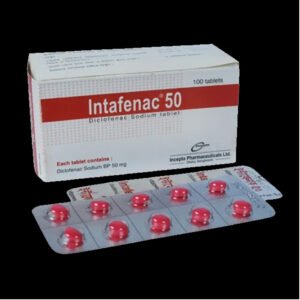Intafenac 50mg Tablet (Diclofenac Sodium 50mg)