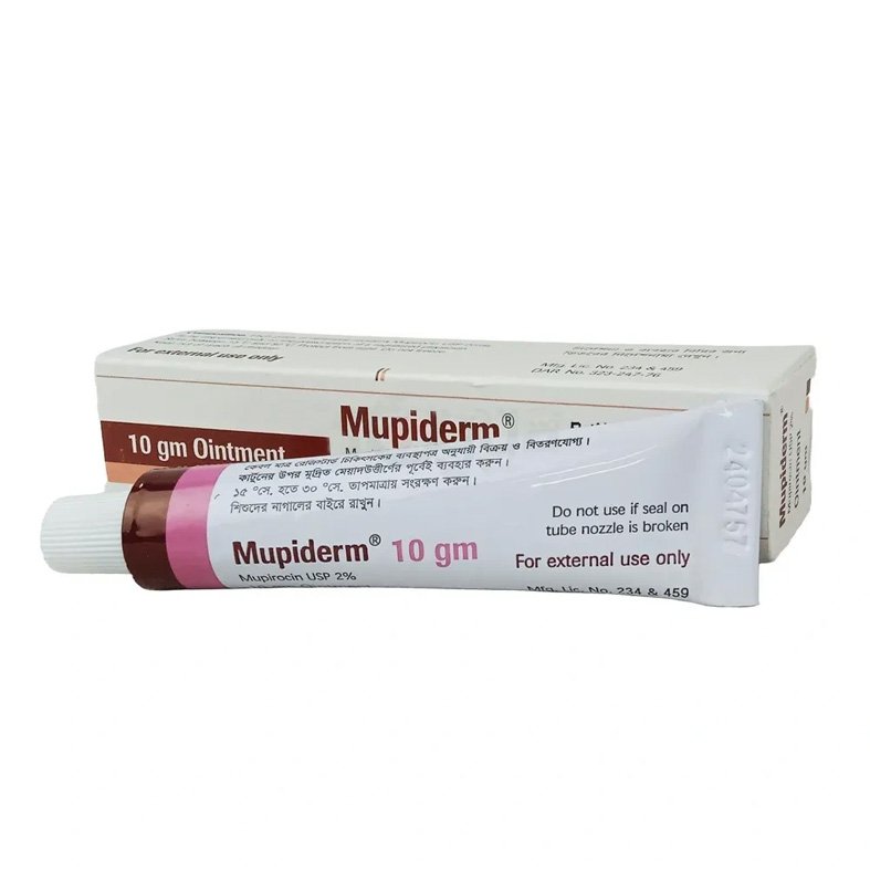 Mupiderm Ointment 2% w/w (Mupirocin)