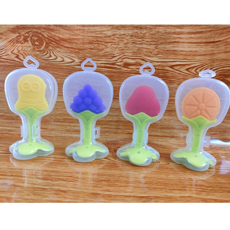 Silicone Baby Teether CN – 1 pcs (With/Without Box)