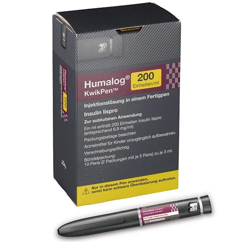 Humalog 200 Injection 200 unit/ml (Insulin Lispro)