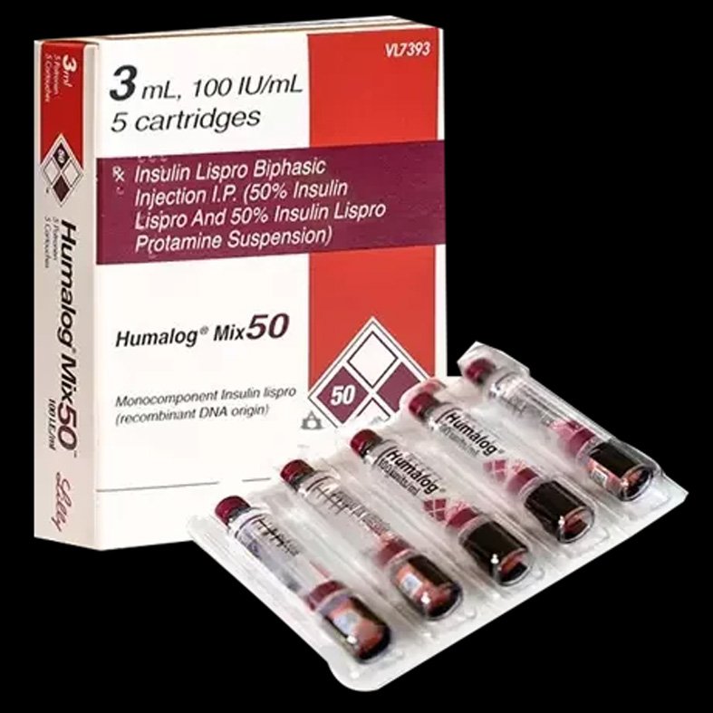 Humalog 100 Injection 100 unit/ml (Insulin Lispro)