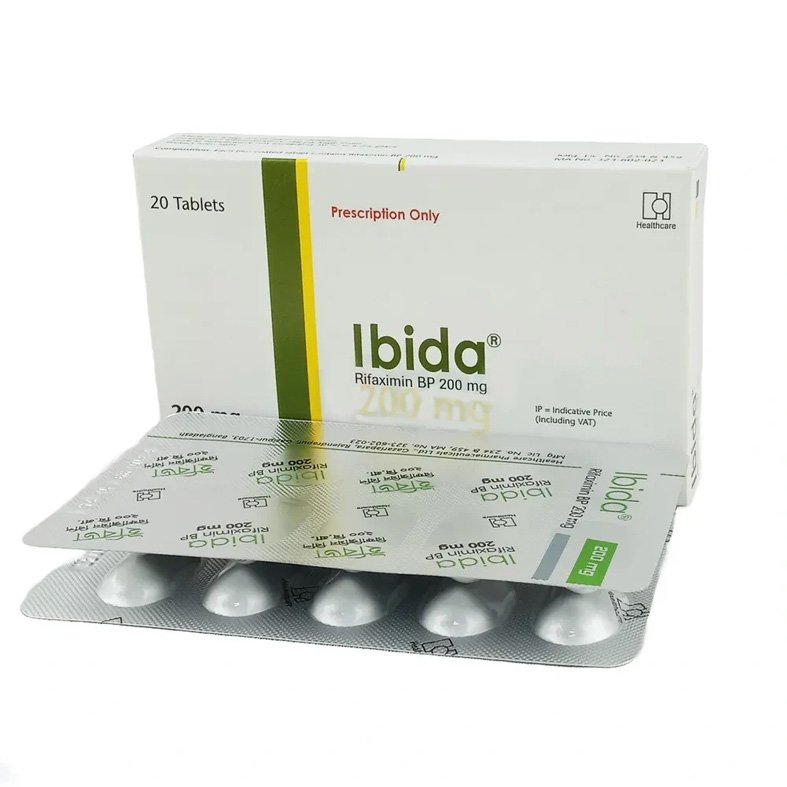 Ibida Tablet 200 mg (Rifaximin)