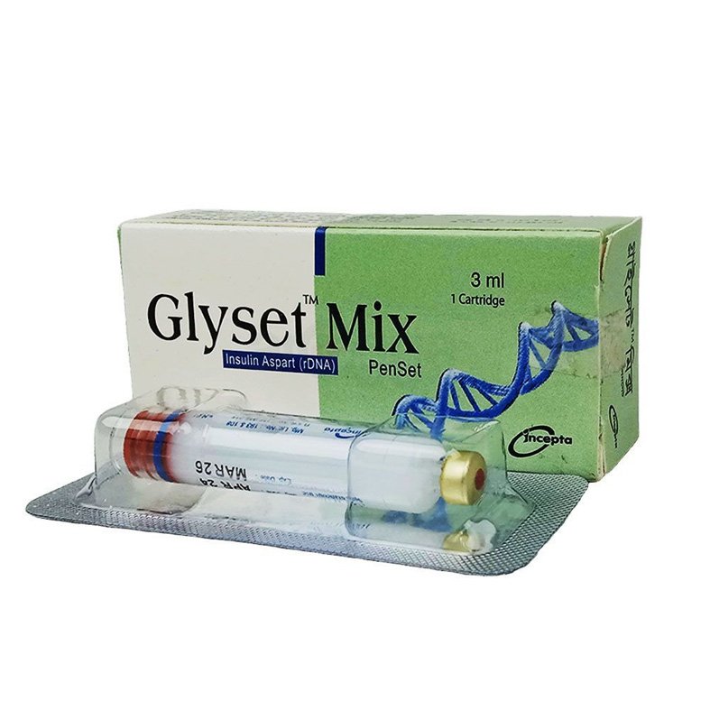 Glyset Mix Injection (Insulin Aspart 100 IU/ml)