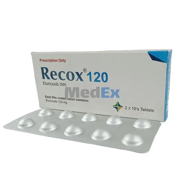 Recox Tablet 120 mg (Etoricoxib 120mg)