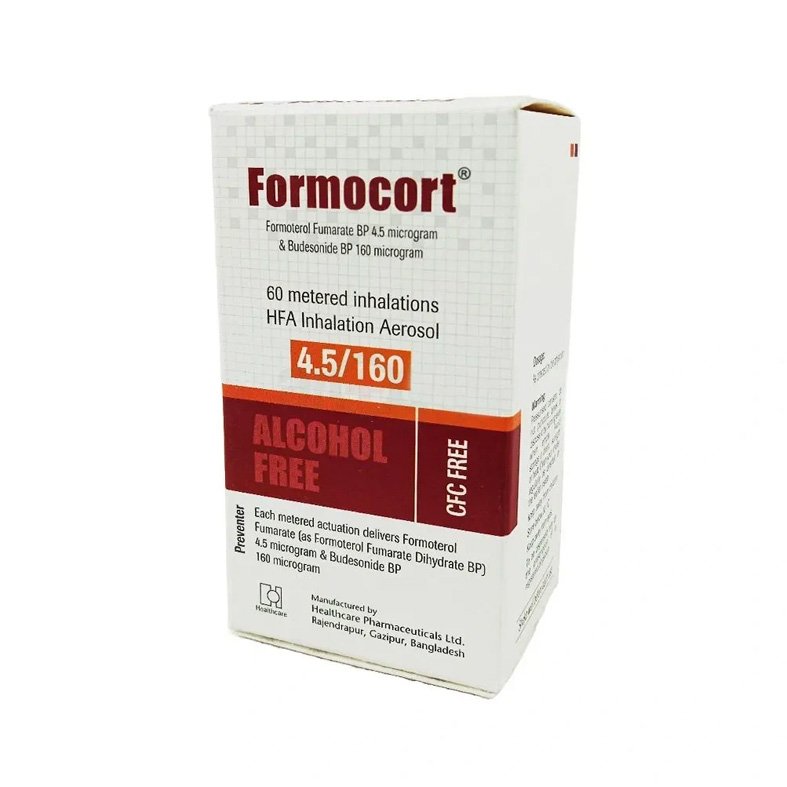 Formocort Inhaler (160 mcg+4.5 mcg)/puff