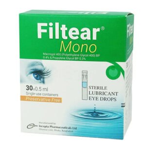 Filtear Mono Eye Drop (Polyethylene Glycol + Propylene Glycol 0.4%+0.3%)