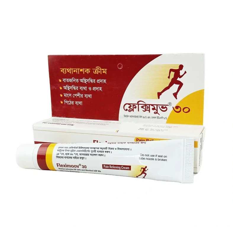 Fleximoov Cream 30%+8% (Methyl Salicylate + Menthol)