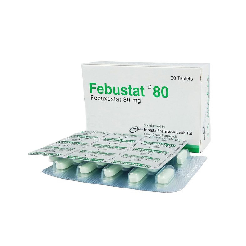 Febustat 80mg Tablet (Febuxostat 80mg)