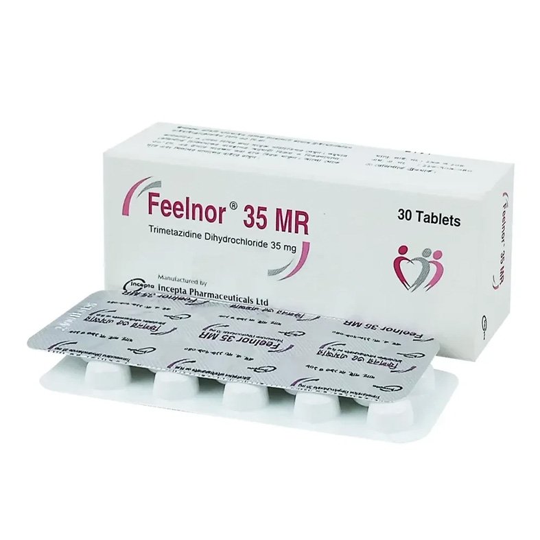 Feelnor MR 35mg Tablet (Trimetazidine Dihydrochloride 35mg)