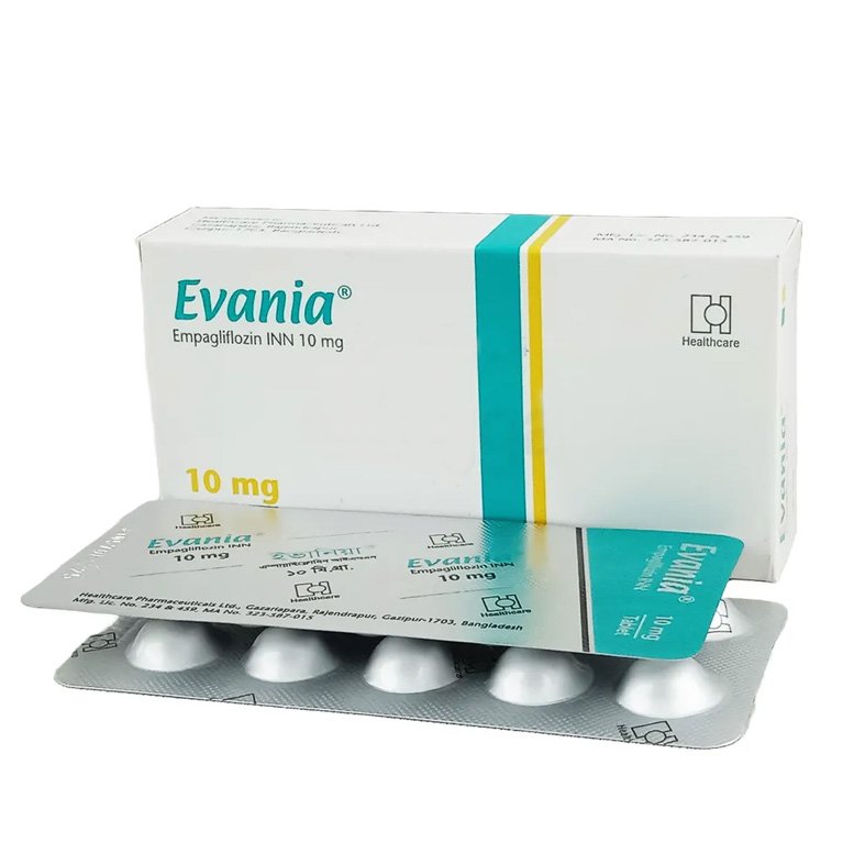Evania Tablet 10 mg (Empagliflozin)