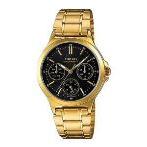 CASIO SS Caseback SS Band Women's Watch - LTP-V300G-1AUDF