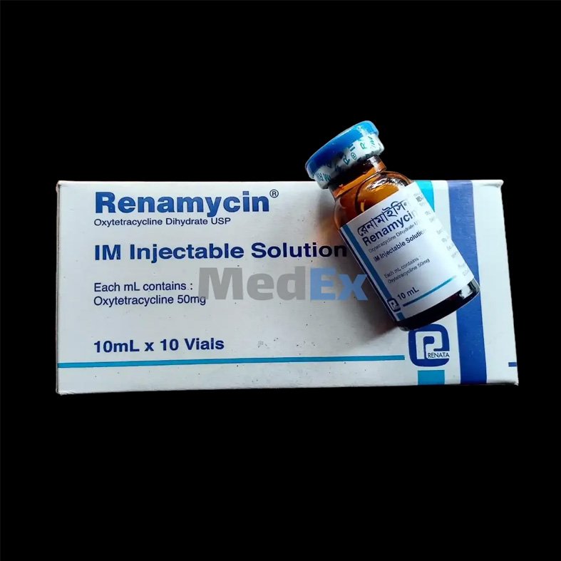 Renamycin Injection 50 mg/ml (Oxytetracycline)
