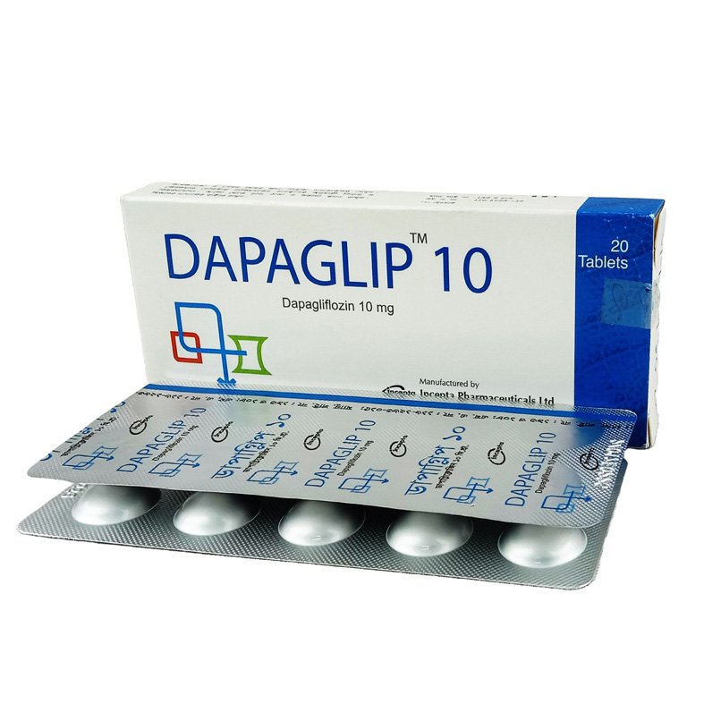 Dapaglip 10mg Tablet (Dapagliflozin Propanediol 10mg)