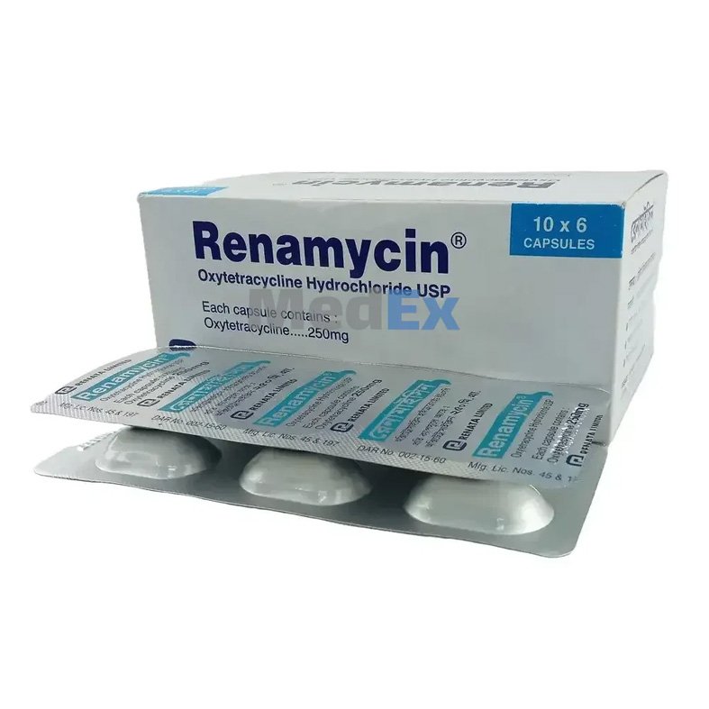 Renamycin Capsule 250 mg (Oxytetracycline 250mg)
