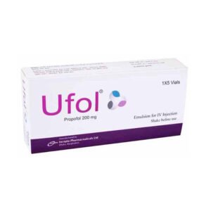 Ufol Emulsion for infusion (Propofol 200 mg/20 ml)