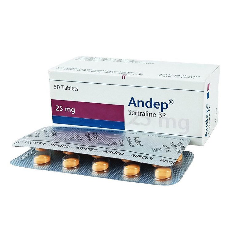 Andep Tablet 25 mg (Sertraline Hydrochloride)
