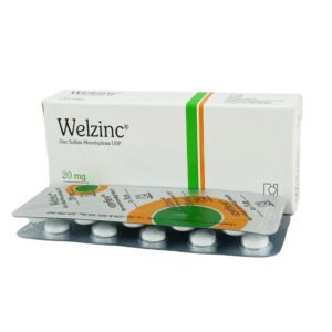 Welzinc 20mg Tablet (Zinc Sulfate Monohydrate 20mg)